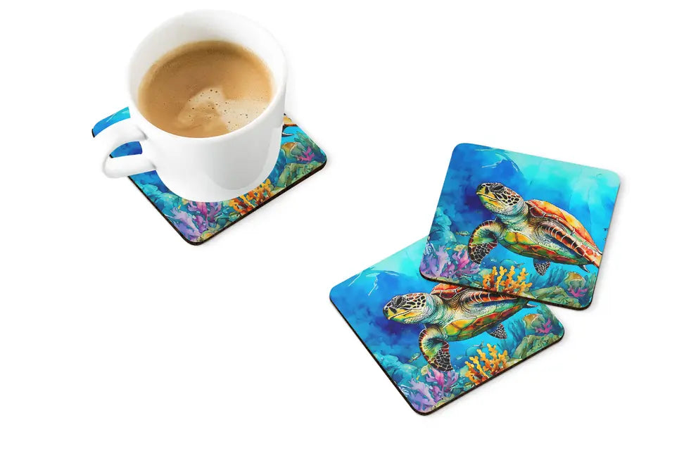 Loggerhead Sea Turtle Pair of Pot Holders Caroline's Treasures