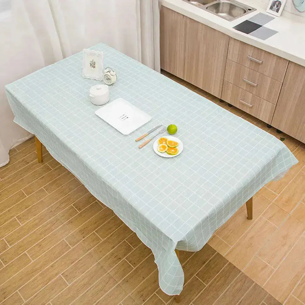 Lohas-Decorative-Table-Cloth-Grid-Tablecloth-Dining-Table-Cover-Table-Cloths-Table-Covers-el-Dining-Tea-Coffee-Tablecloth-GreatEagleInc-334173715