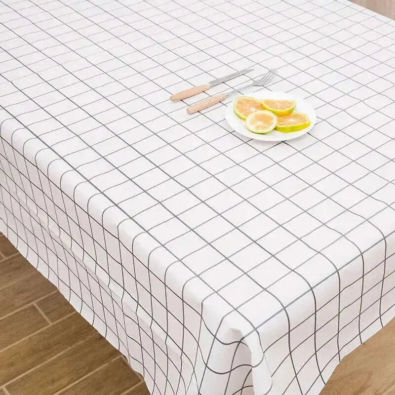 Lohas-Decorative-Table-Cloth-Grid-Tablecloth-Dining-Table-Cover-Table-Cloths-Table-Covers-el-Dining-Tea-Coffee-Tablecloth-GreatEagleInc-334173911