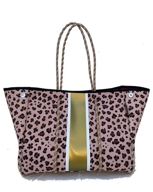 Lolly Luella On the Go - Neoprene Tote Bag (With Removable Matching Small Zippered Pouch) Lolly Luella