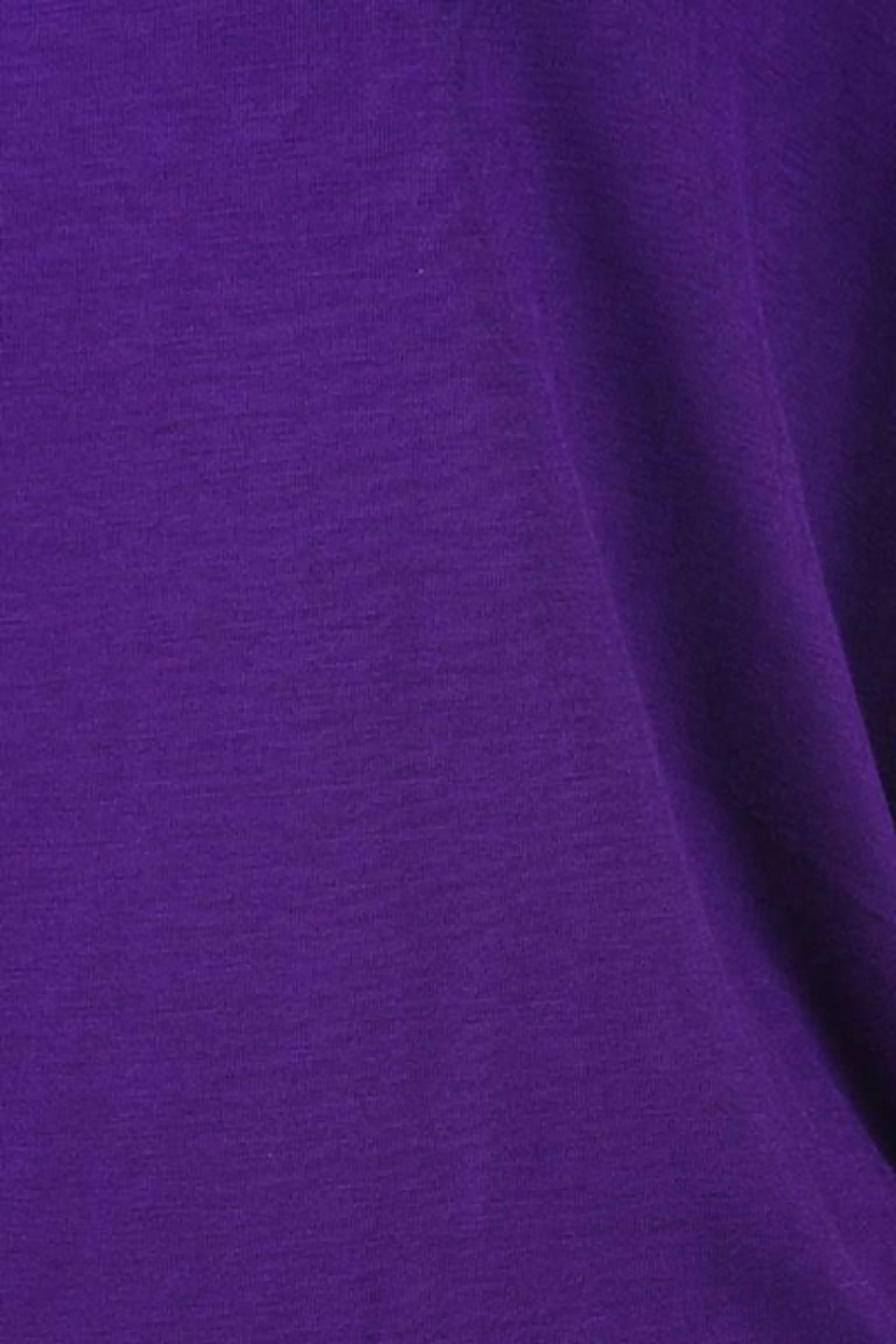 Long Sleeve Lightweight Dolman Basic Tunic Top Purple SurelyMine