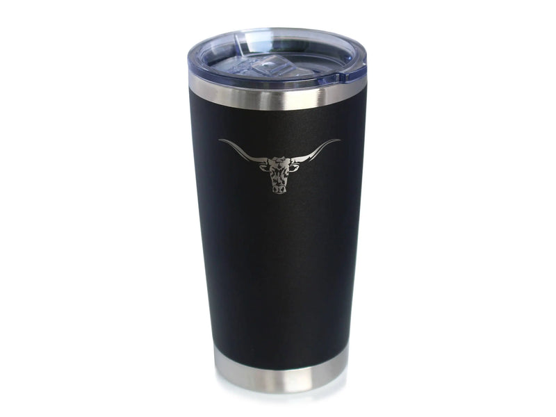 Longhorn Insulated Travel Tumbler - Longhorns Gifts Bevvee