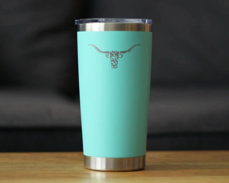 Longhorn Insulated Travel Tumbler - Longhorns Gifts Bevvee