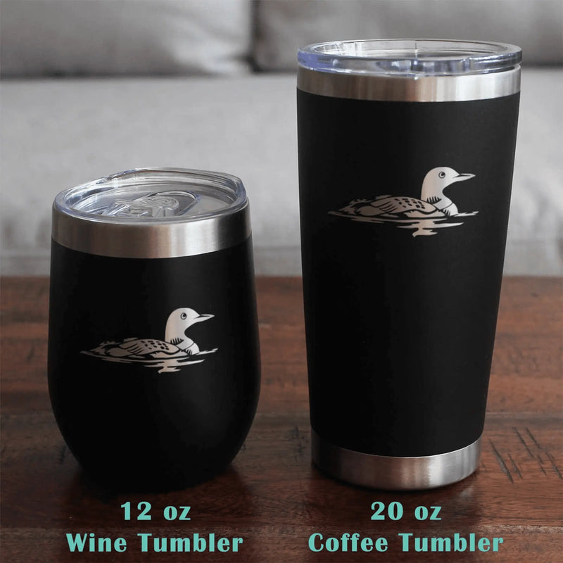 Loon Beer Can Pint Glass - Loon Bird Gifts and Decor Bevvee