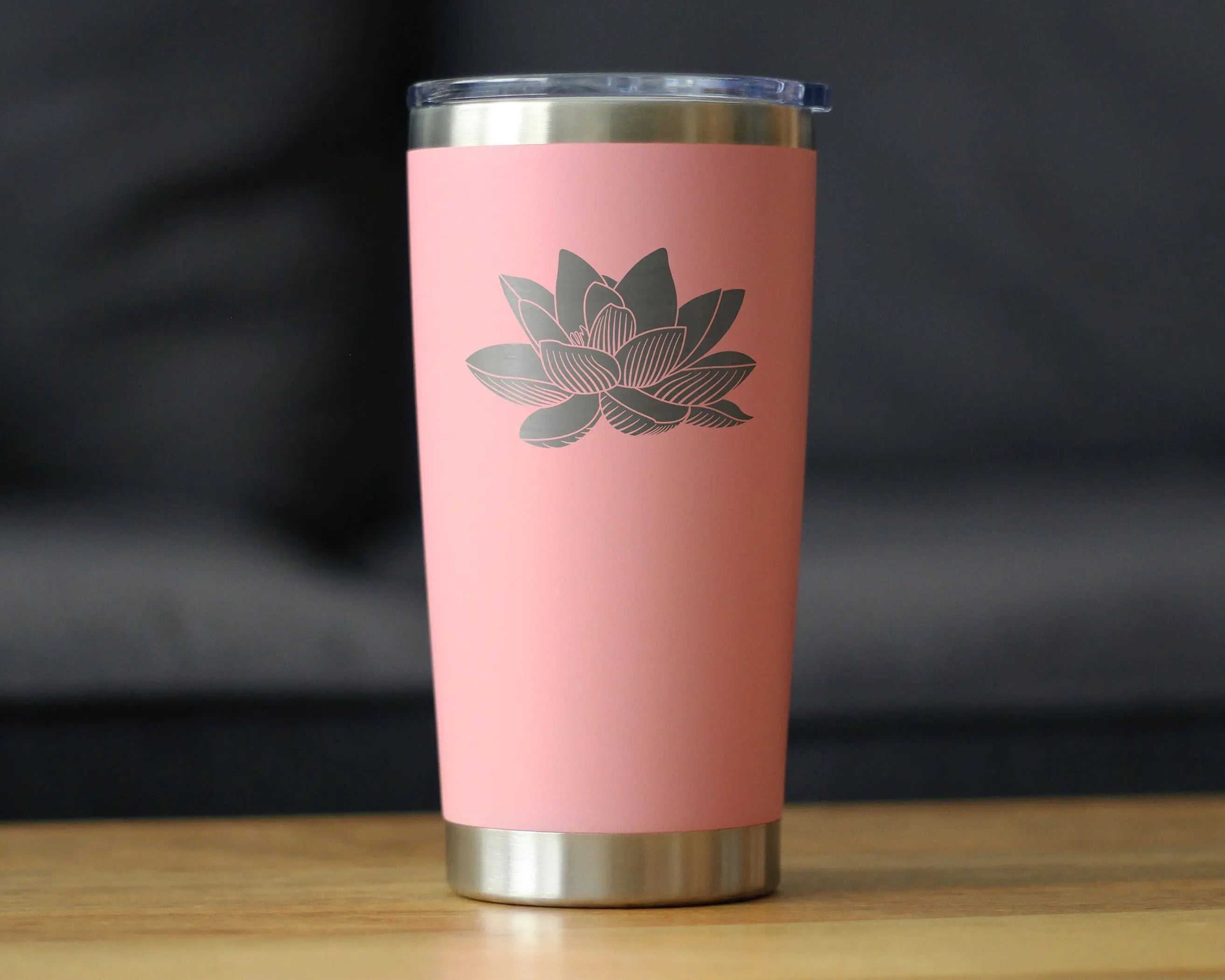 Lotus Flower Insulated Travel Tumbler - Lotus Gifts Bevvee