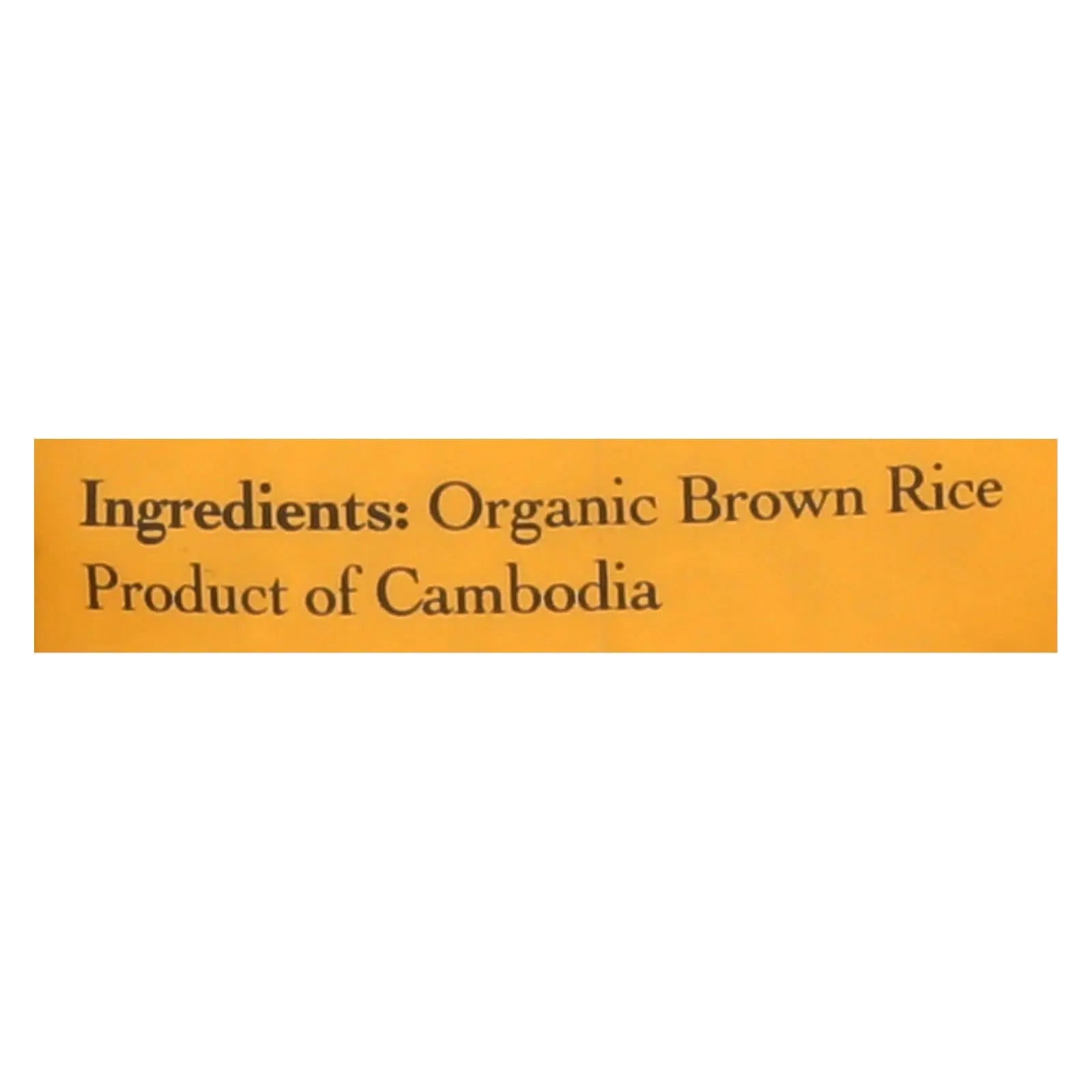 Lotus Foods Organic - Rice - Brown - Jasmine - Case Of 6 - 30 Oz Lotus Foods