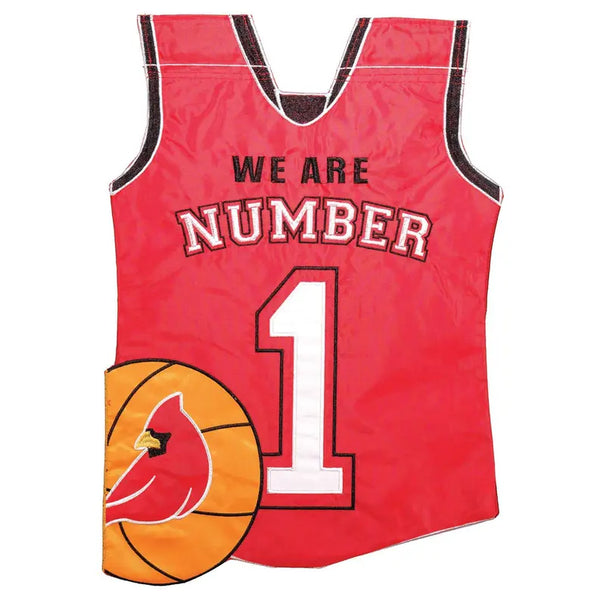 Louisville We Are #1 Jersey House Flag Double Applique Dicksons Inc