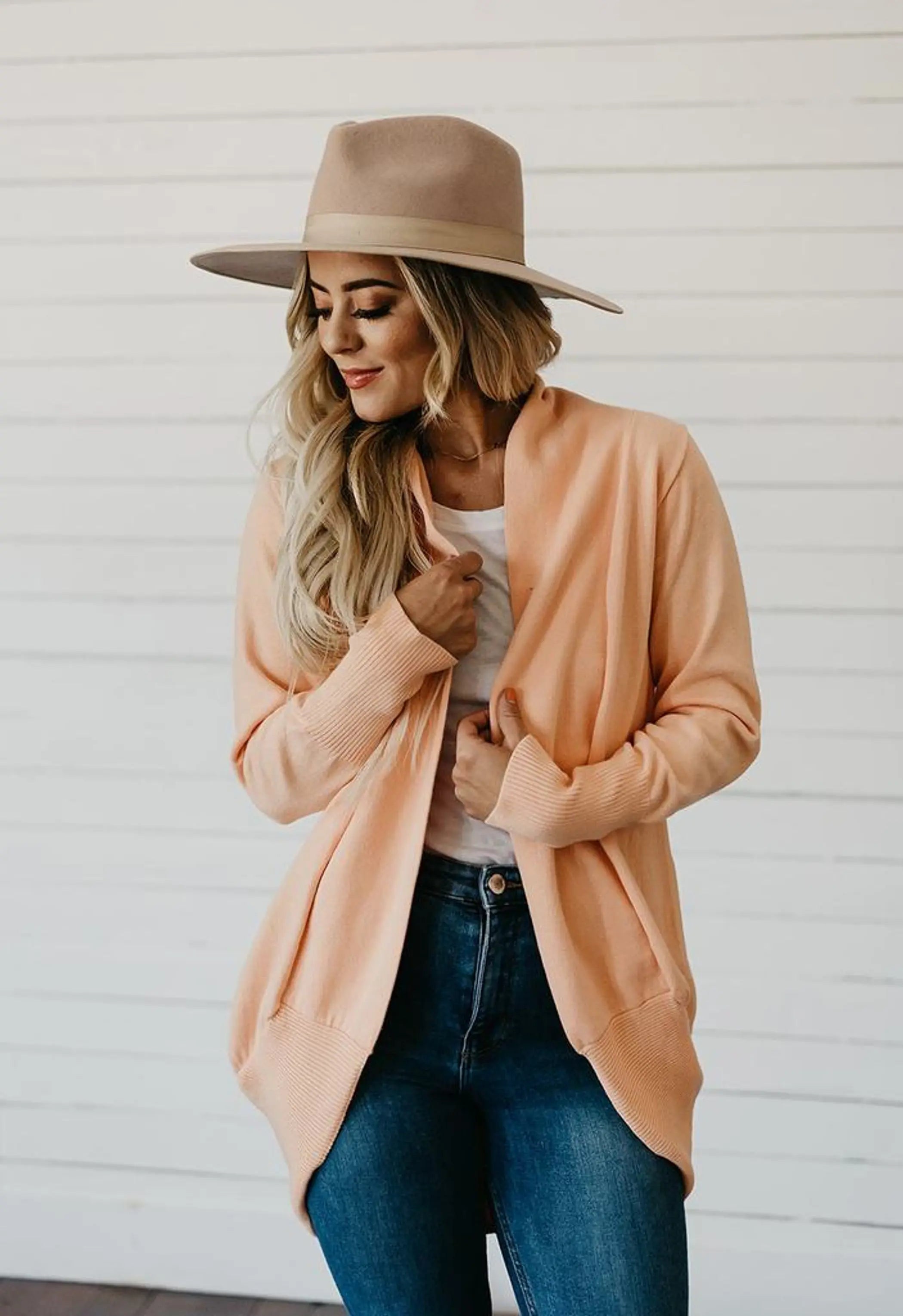 Love Goes On Long Sleeve Open Cardi Stay Warm in Style