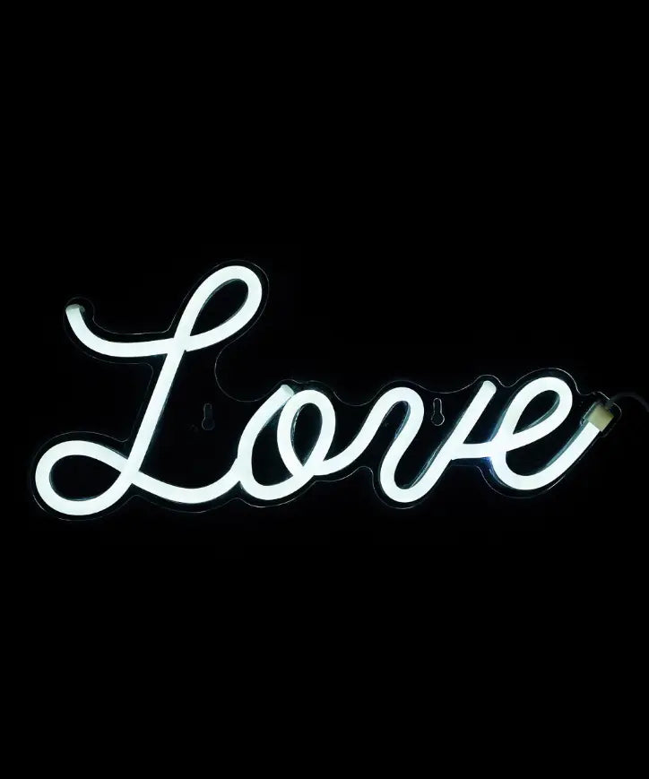 Love LED Neon Sign - White Cocus Pocus