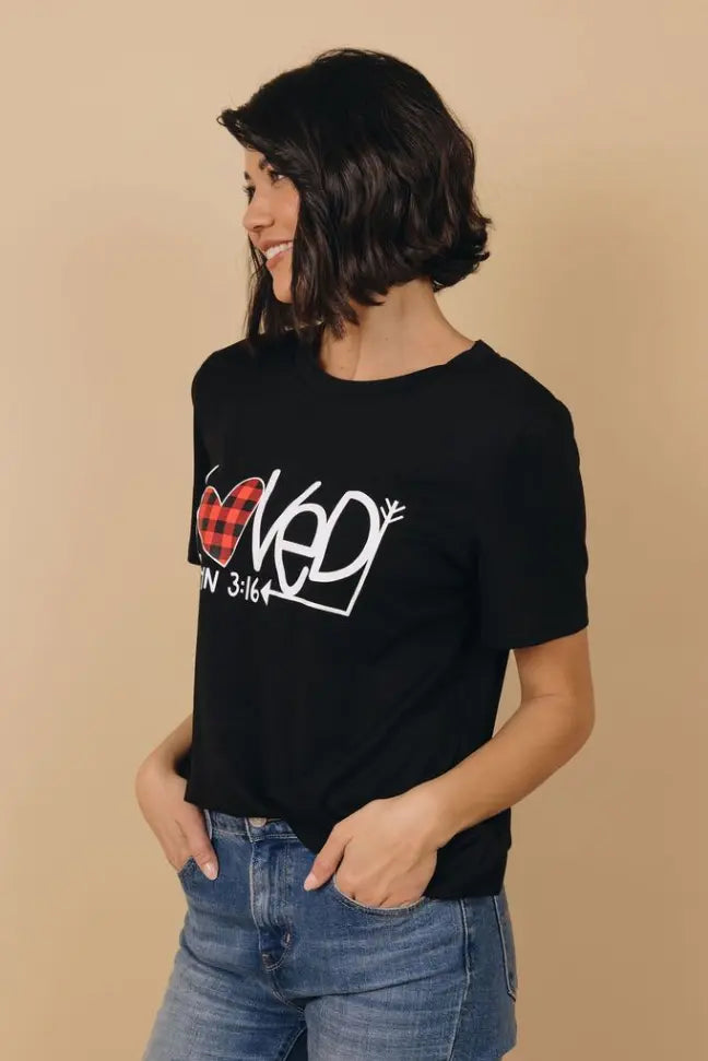 Loved Bible Verse Shirt Stay Warm in Style