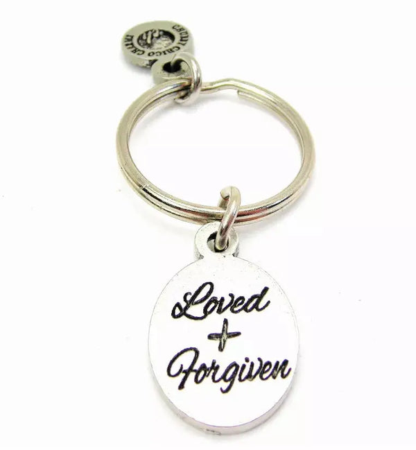 Loved and Forgiven Key Chain Chico Charms