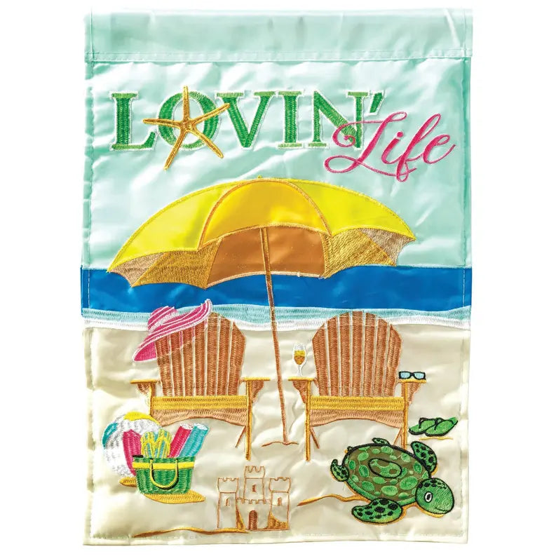 Lovin' Life Beach Chairs Flag Poly Dicksons Inc