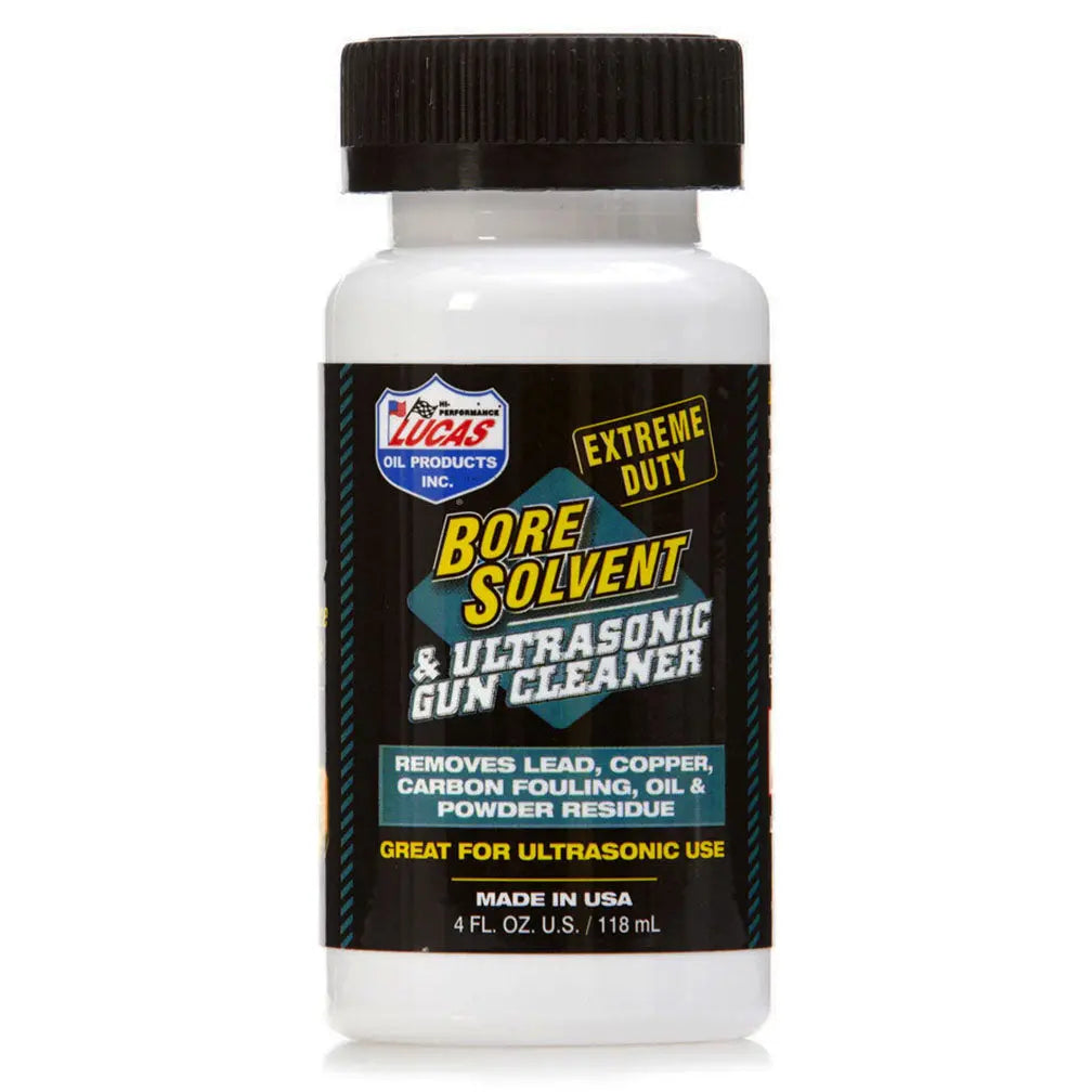 Lucas Oil Extreme Duty Bore Solvent & Ultrasonic Gun Cleaner - 4 Ounce LUCASOIL