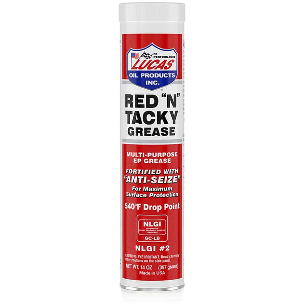 Lucas Oil Red N Tacky Grease - 14 Ounce Tube LUCASOIL