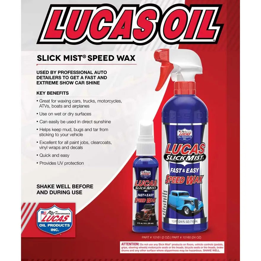 Lucas Oil Slick Mist Speed Wax - 24 Ounce LUCASOIL