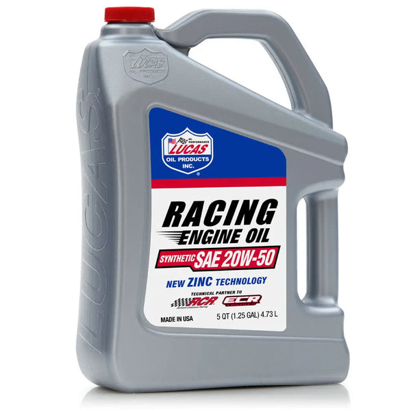Lucas Oil Synthetic Sae 20w 50 Racing Motor Oil – 5 Quart LUCASOIL