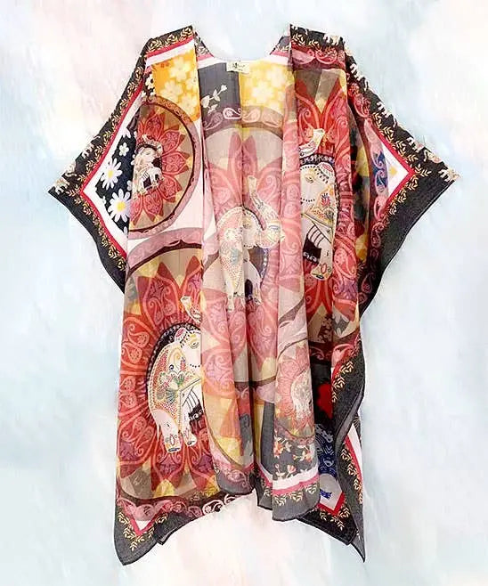 Lucky Elephant Kimono JC Sunny Fashion