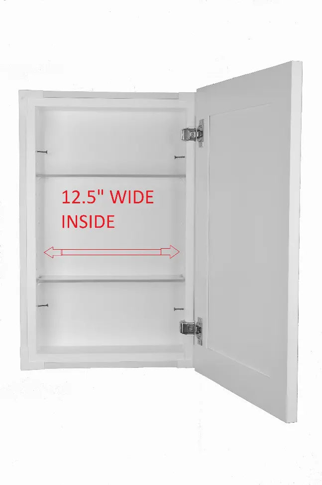 Luna Recessed Medicine Cabinet WG Wood Products, LLC