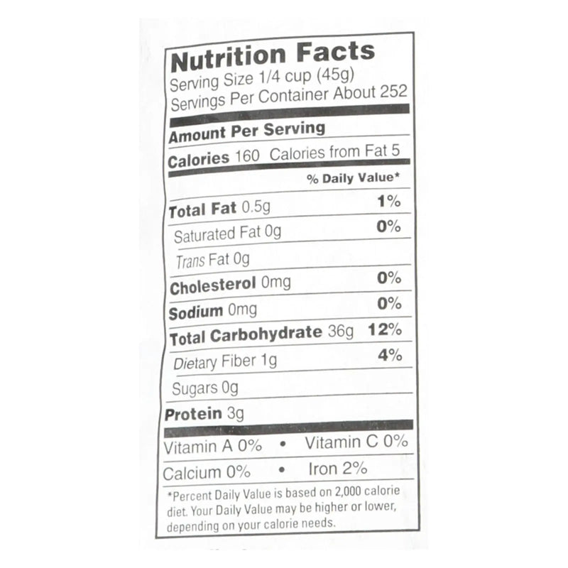 Lundberg Family Farms Organic Jasmine White Rice - Case Of 25 Lbs Lundberg Family Farms