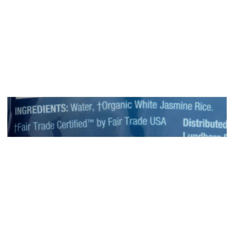 Lundberg Family Farms Organic Thai Rice - White Jasmine - Case Of 6 - 8 Oz Lundberg Family Farms