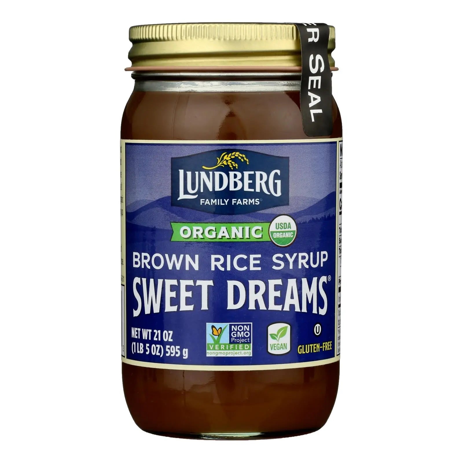 Lundberg Family Farms’ Brown Rice Syrup  - Case Of 12 - 21 Fz Lundberg Family Farms