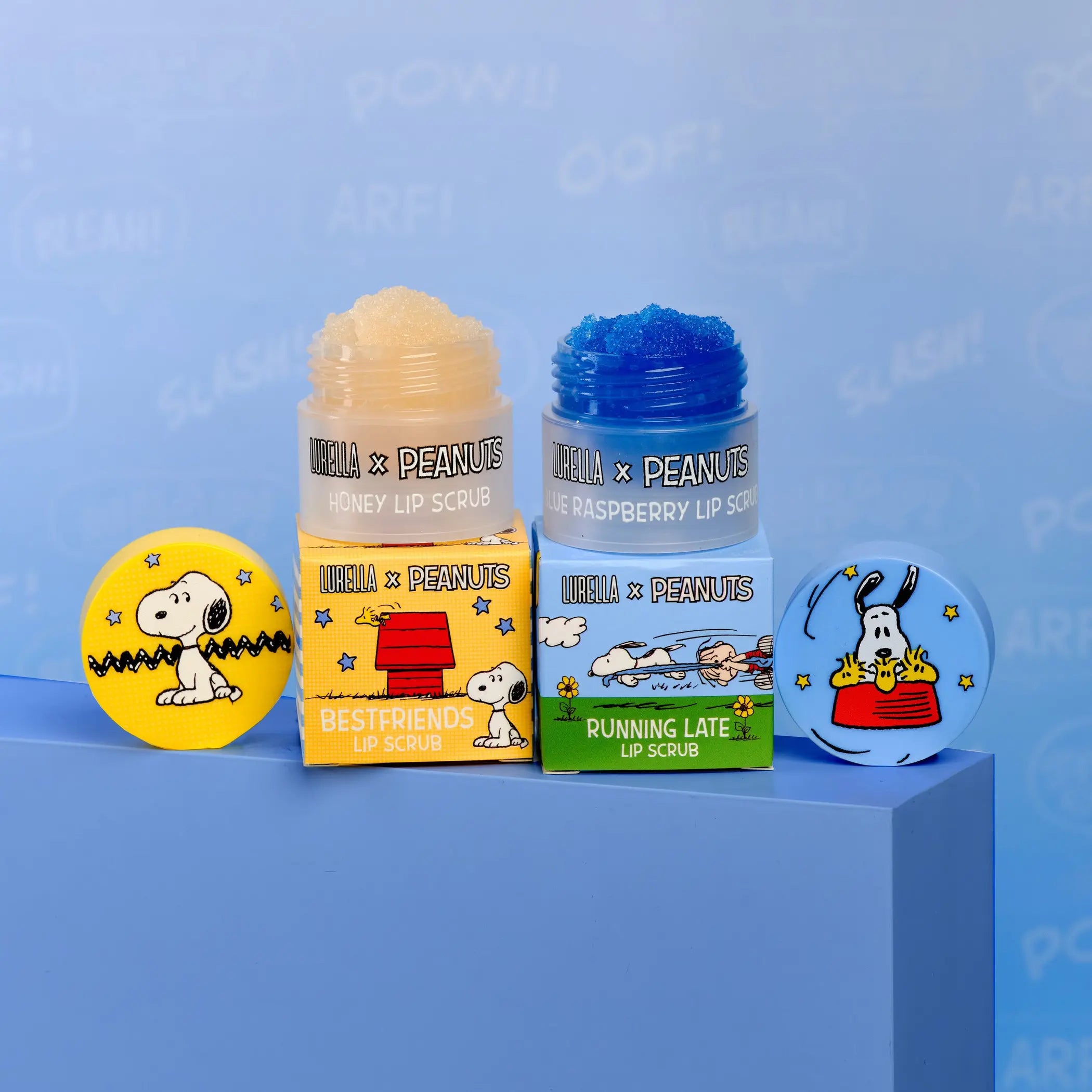 Lurella x Peanuts Running Late & Best friends  Lip Scrub Lurella Cosmetics