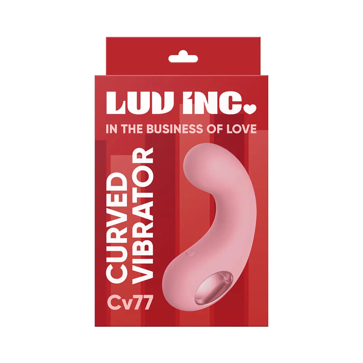 Luv Inc Cv77: Curved Vibrator - Light Pink Luv Inc