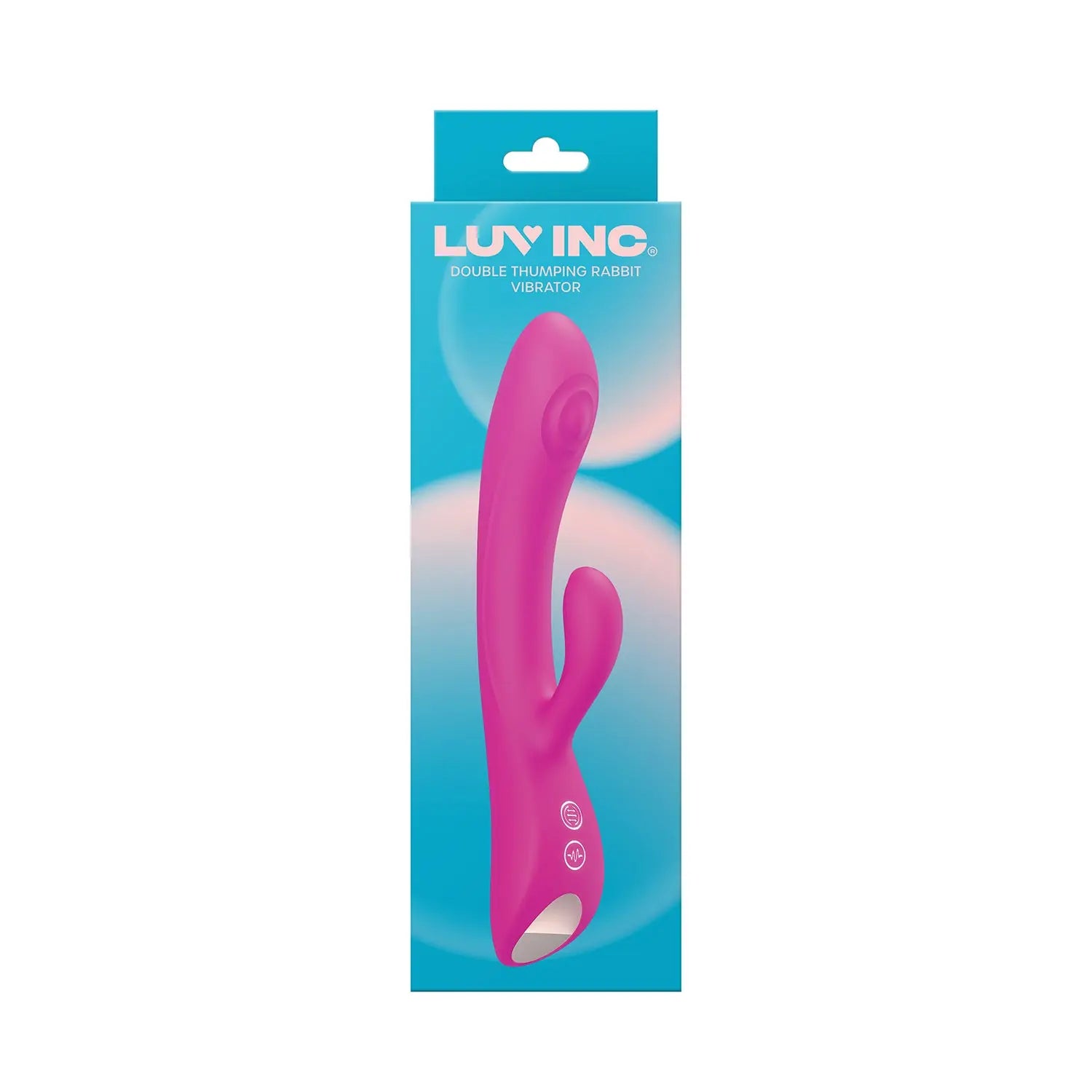 Luv Inc Dr42 Double Thumping Rabbit Vibrator Pink Luv Inc