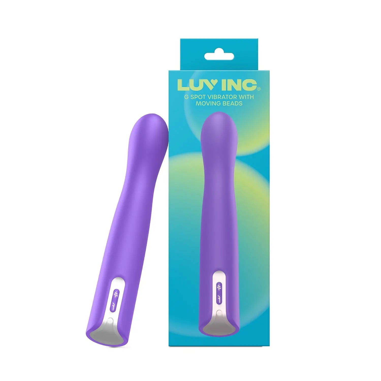 Luv Inc Gb63 G Spot Vibrator With Moving Beads Purple Luv Inc