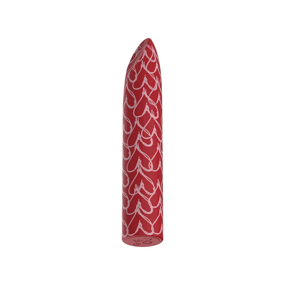 Luv Inc Hb82 Heart Bullet Vibrator Red Luv Inc
