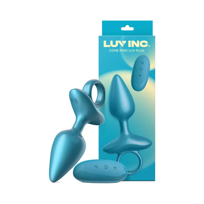 Luv Inc. Cr82: Cone Ring Luv Plug Metallic Blue Luv Inc