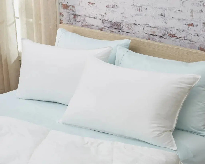 Lux Sateen Down Alternative King Size Firm Pillow Homeroots Bed & Bath