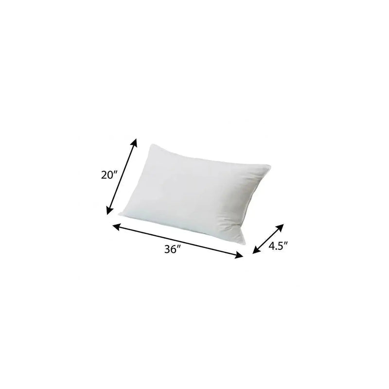 Lux Sateen Down Alternative King Size Firm Pillow Homeroots Bed & Bath