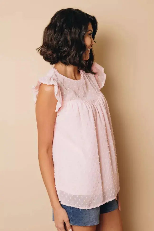 Lynn Polka Dot Top Stay Warm in Style
