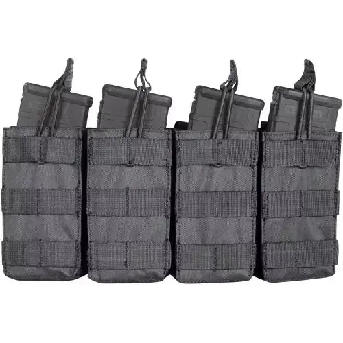 M4 120-Round Quad Quick Deploy Pouch - Black Fox Outdoor