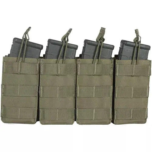 M4 120-Round Quad Quick Deploy Pouch - Black Fox Outdoor