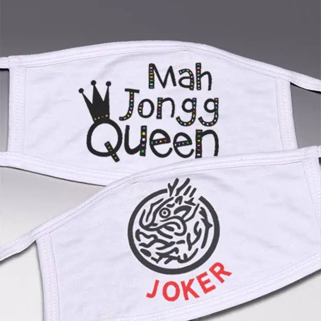 MAH JONGG Face Masks (Choice of Designs) LIANE FRIED STUDIO