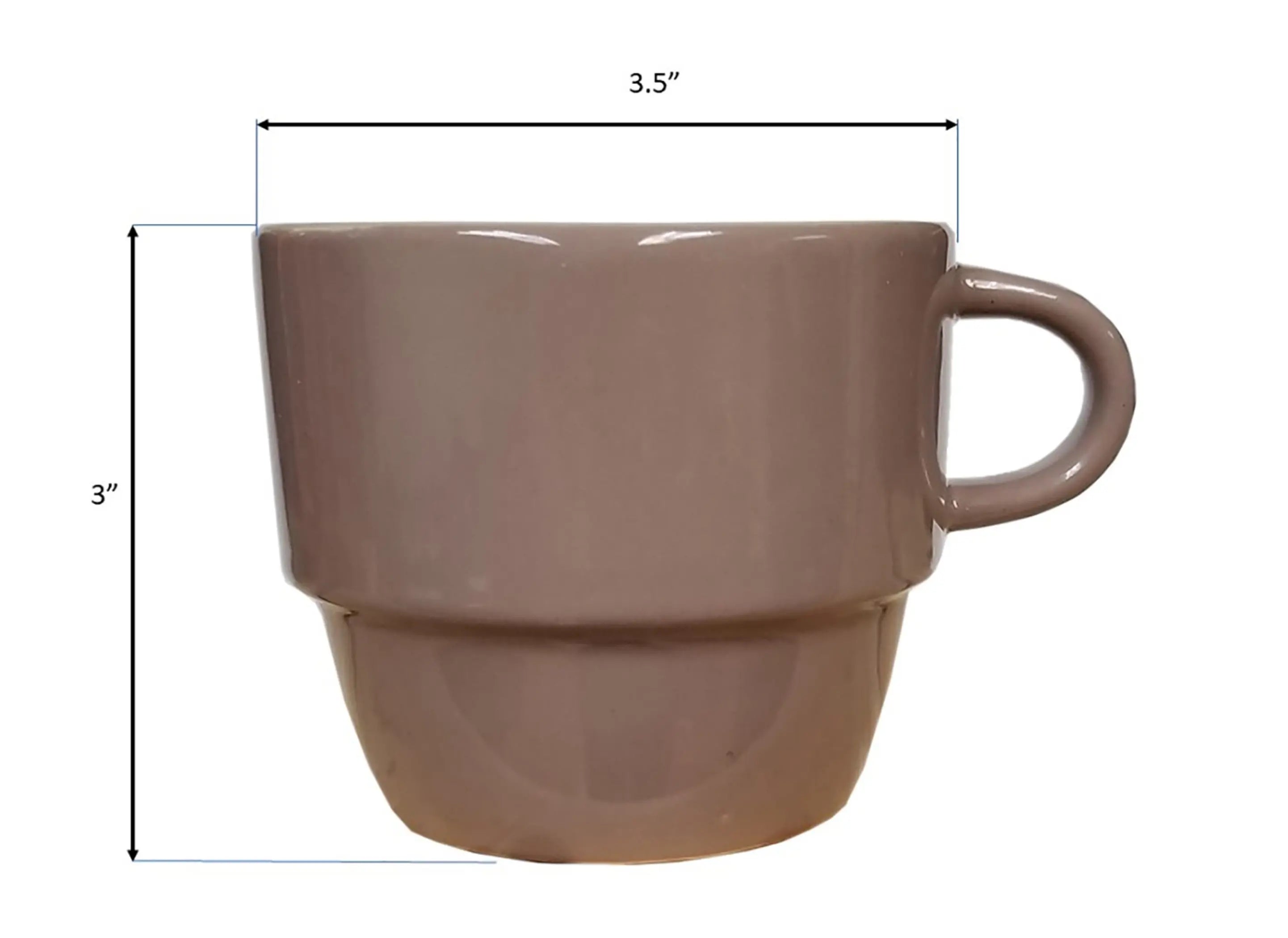 MARCELLE 6 X 10 OZ MUG SET WITH STAND IN COLOR BOX Waymore LLC
