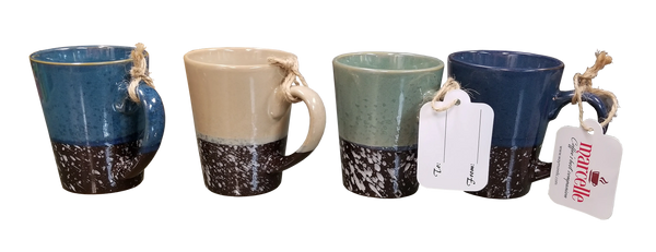 MARCELLE SINGLE 11OZ MUG GRANITE WITH HANGTAG Waymore LLC