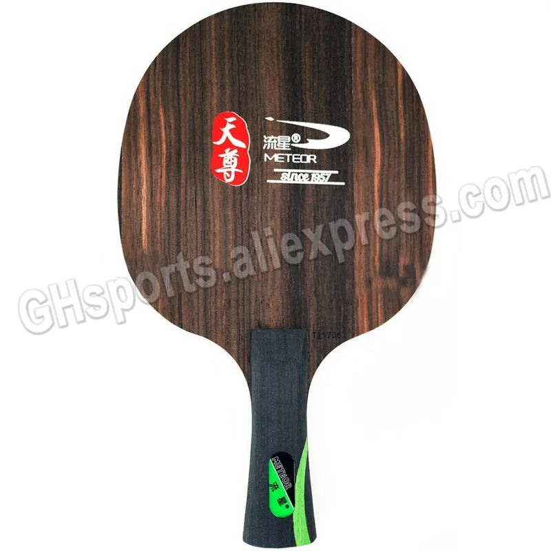 METEOR Liu Xing Ebony 5 PRO 3+2 Ebony Fast Attack with loop Table Tennis Blade