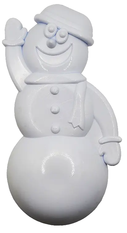 MKB Snowman Ultra Durable Nylon Dog Chew Toy for Aggressive Chewers SodaPup