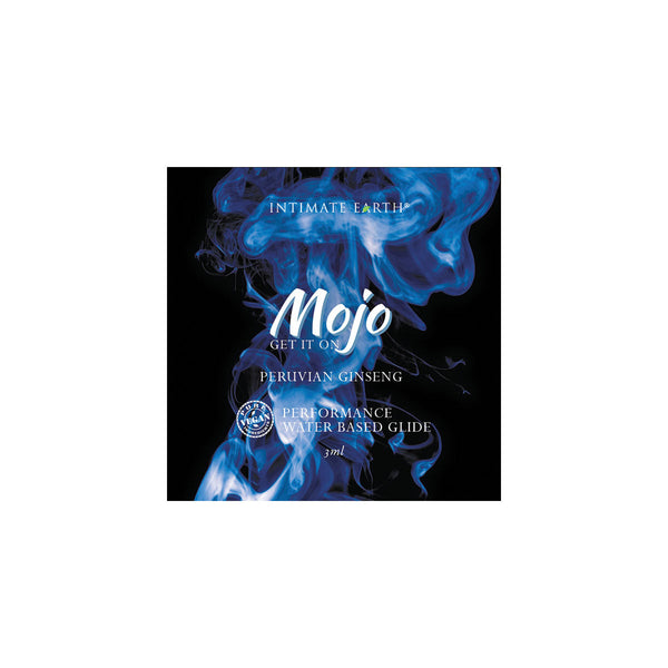 MOJO Peruvian Ginseng Water Based Performance Glide 3ml Foil SINGLE Intimate Earth