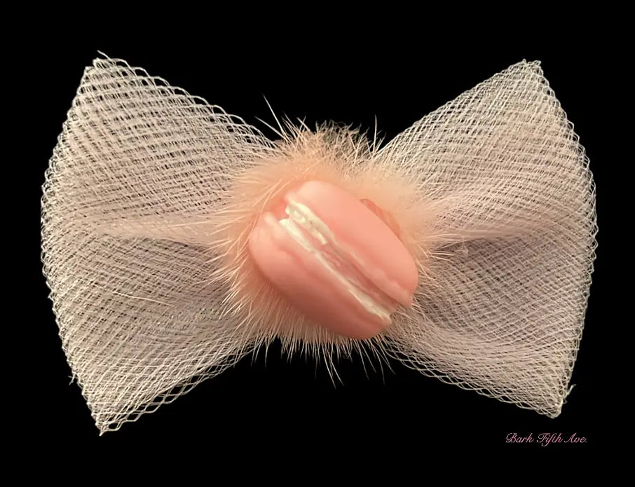 Macaroon Tulle Dog Hair Bows Bark Fifth Avenue