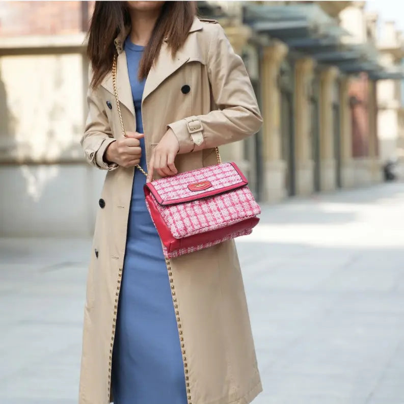 Mackenzie Tweed Women's Shoulder Bag MKF Collection by Mia K.