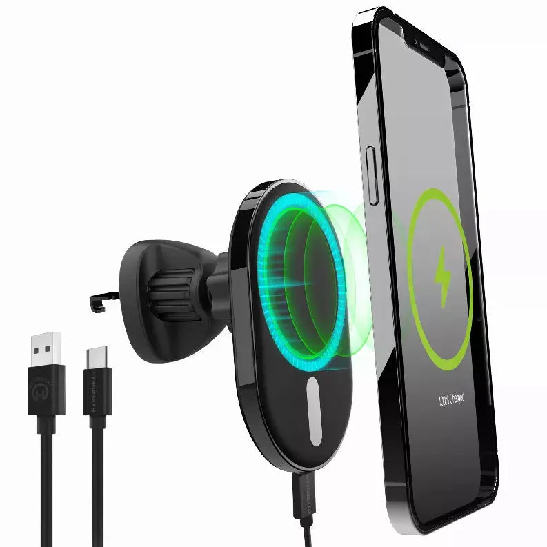 MagVent 15W Wireless Charging Mount Hypercel Corporation