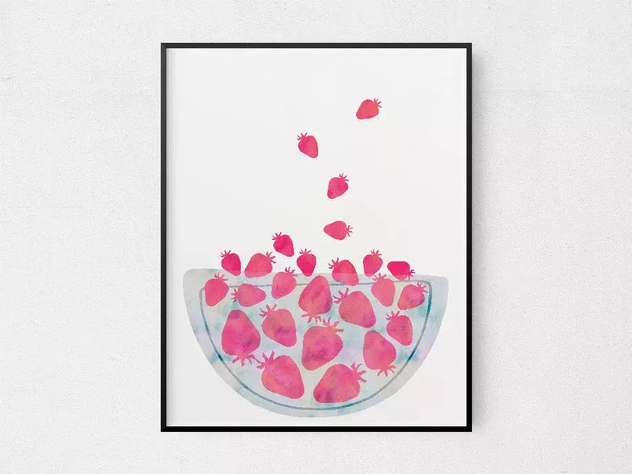 Magic Strawberries The Crafted Prints