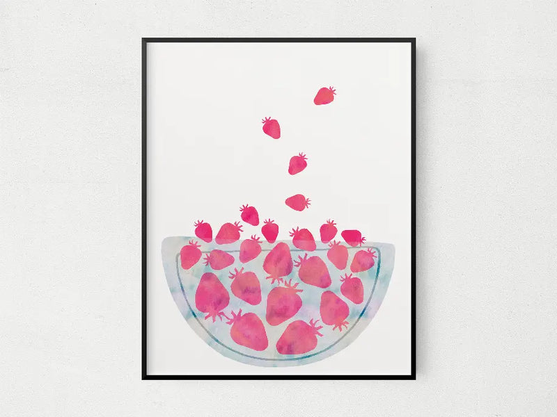 Magic Strawberries The Crafted Prints