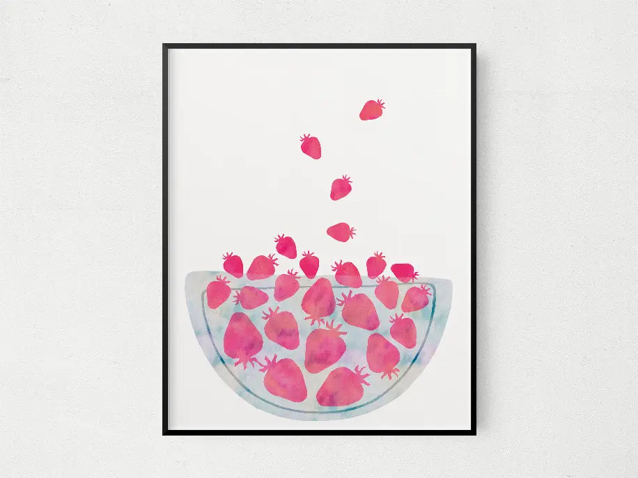 Magic Strawberries The Crafted Prints