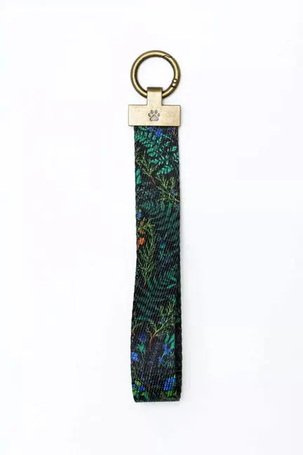 Magical Fern Forest Wristlet Keychain Aria the Fox