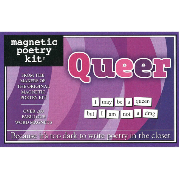 Magnetic Poetry Kit Queer Edition Magnetic Poetry